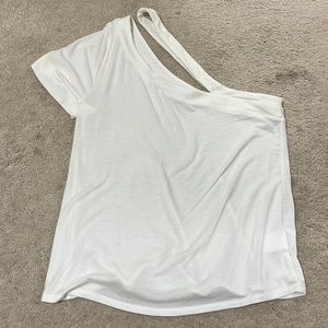 Express One Eleven One Shoulder Cut out Tee